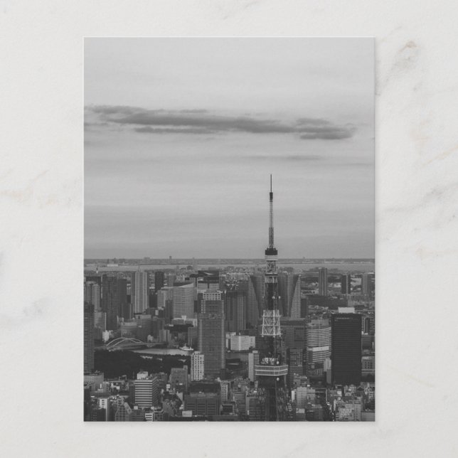 B&W Tokyo Postcard (Front)