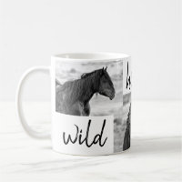 B&W Wild Horse Lover