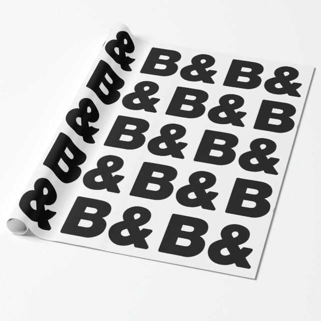B& WRAPPING PAPER (Unrolled)