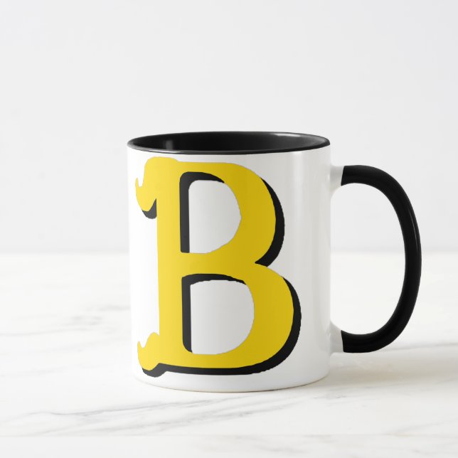B (Yellow) Mug (Right)
