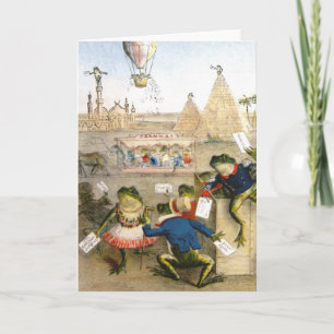 BA3G10461FAC01Z-Italian Frog News Scene 1 Art Card