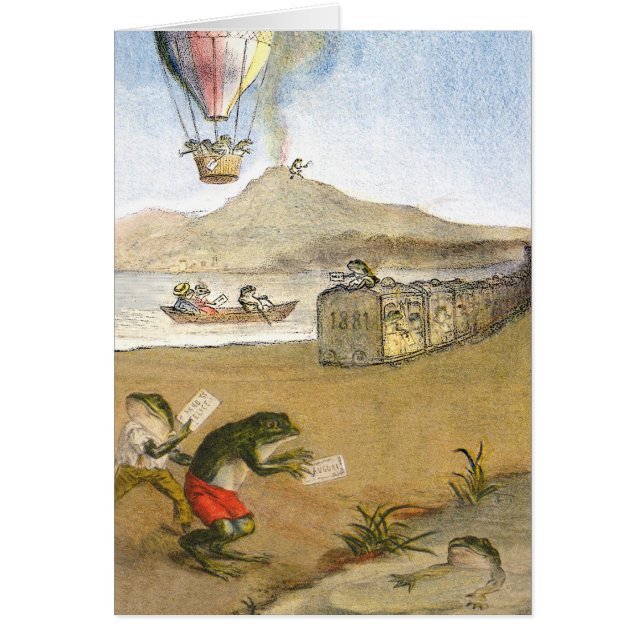 BA3G10461FAC03Z-Italian Frog News Scene 3 Art Card (Front)