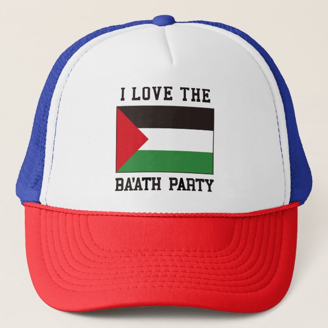 Ba’ath Party Flag Trucker Hat (Front)