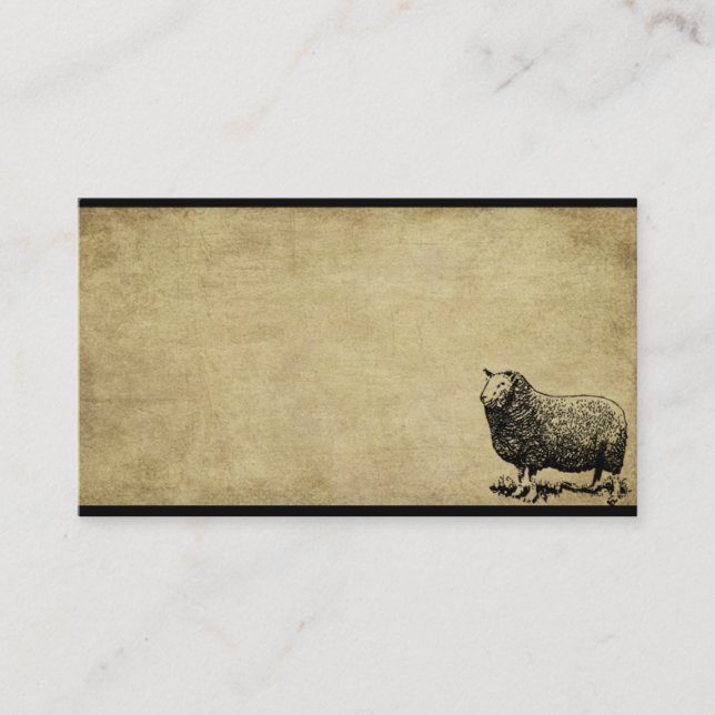 Ba Ba Black Sheep- Prim Biz Cards (Front)