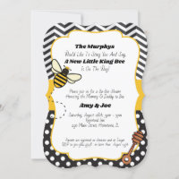 Ba-Bee Baby Shower Invitation | King/Queen Bee