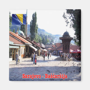 BA - Bosnia and Herzegovina - Sarajevo Bašcaršij Magnet
