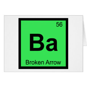 Ba - Broken Arrow Oklahoma Chemistry Symbol
