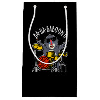 Ba-da-ba-boon Funny Baboon Pun Dark BG