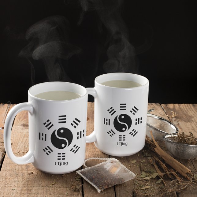 Ba Gua, eight trigrams, yin yang customisable  Mug (Creator Uploaded)