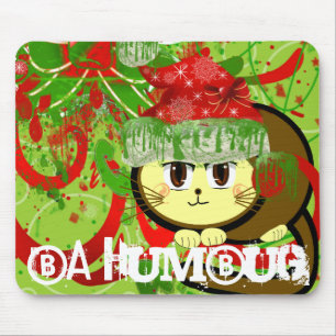 Ba Humbug Cat - Customised Mouse Pad