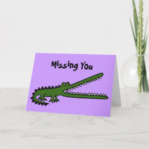 BA- Missing You Croc Card
