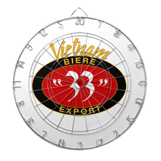 "Ba Moui Ba" - "33" Beer, Vietnam Dartboard (Front)