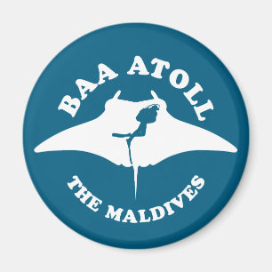 Baa Atoll Scuba Diving Magnet