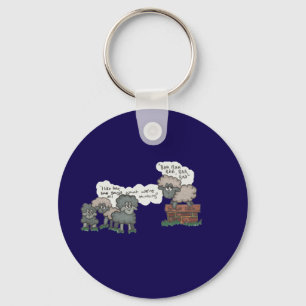 Baa, Baa, Baa Key Ring