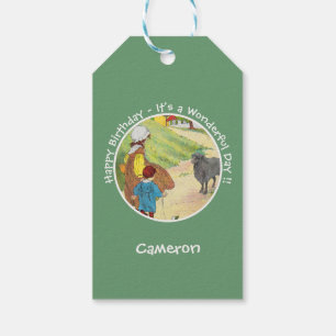 Baa, Baa, Black Sheep Birthday Party Collection Gift Tags