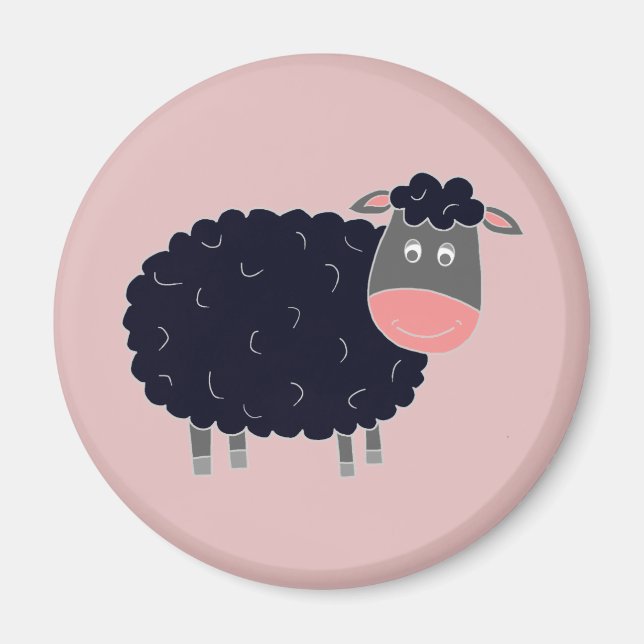 Baa Baa Black Sheep Magnet (Front)