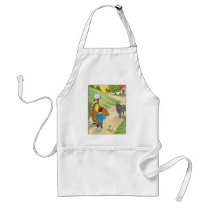 Baa, Baa, Black Sheep, Mother Goose Nursery Rhyme Standard Apron