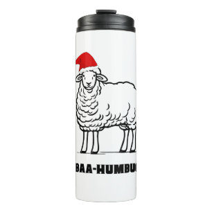 Baa-Humbug Christmas-Sheep Funny Cute Farmer Anima Thermal Tumbler