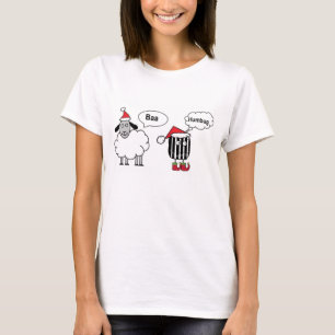 Baa Humbug Funny Sheep Christmas T-Shirt