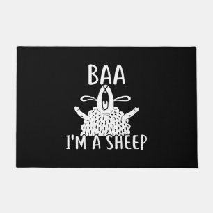 Baa I'm A Sheep   Sheep Owner Present Doormat