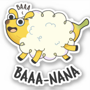 Baa-nana Funny Banana Pun 