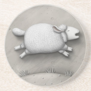 Baa Relief (sheep 3) Coaster