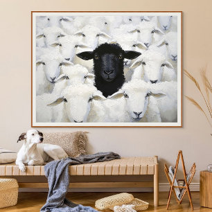Baa-tle of Individuality Canvas Print