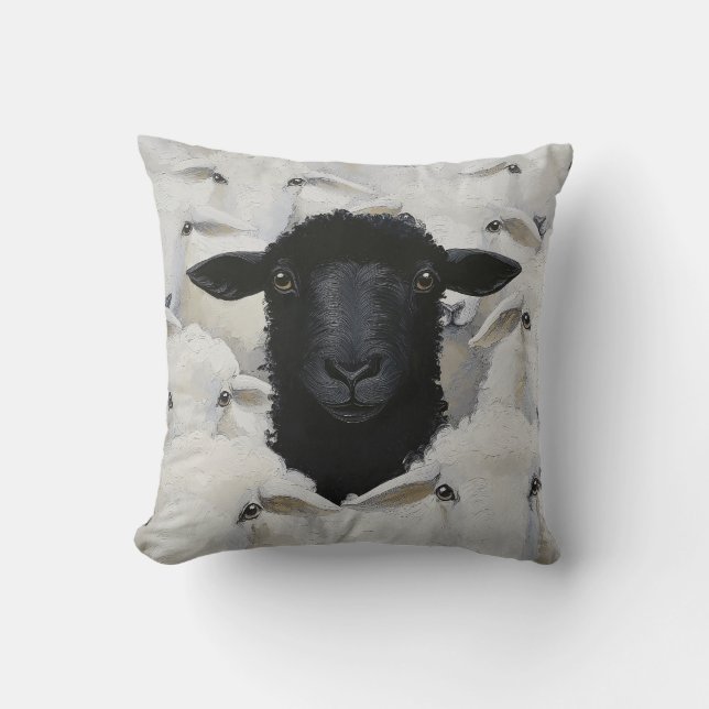 Baa-tle of Individuality Cushion (Front)