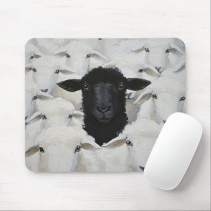 Baa-tle of Individuality Mouse Pad