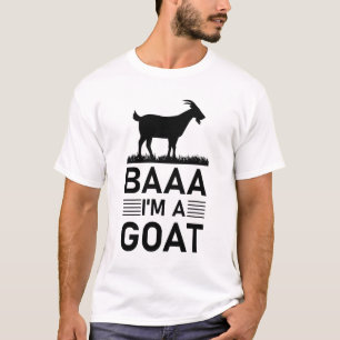 Baaa I'm a Goat Funny Halloween Party Animal T-Shirt