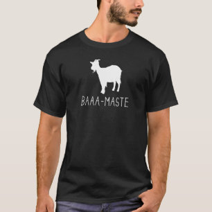 Baaa Maste Goat Yoga Namaste Spiritual Meditation T-Shirt