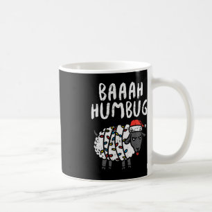 Baaah Humbug Sheep Xmas Lights Fun Anti Christmas  Coffee Mug