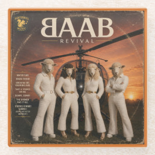 BAAB Album: a Parody Glass Coaster