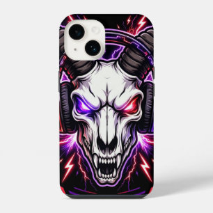 BAAL Livestream Phone Case — Neon Skull Snap Case