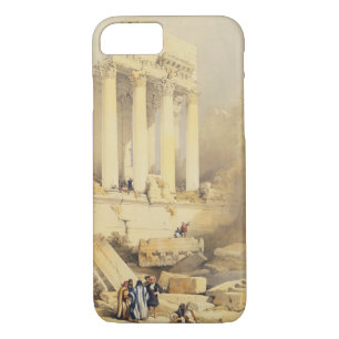 Baalbec, plate 79 from Volume II of 'The Holy Land iPhone 8/7 Case