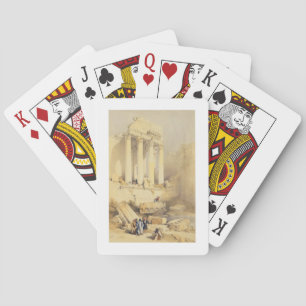 Baalbec, plate 79 from Volume II of 'The Holy Land Playing Cards