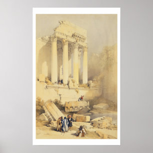 Baalbec, plate 79 from Volume II of 'The Holy Land Poster