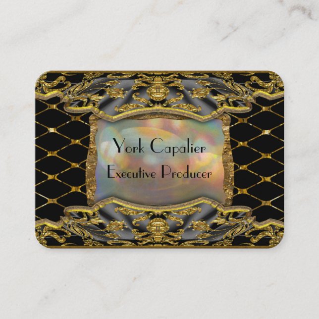 Baarnetscue Executive Elegant Professional Business Card (Front)