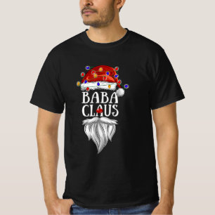 Baba Claus Shirt Christmas Lights Pajama Family Ma