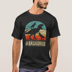 Baba Dinosaur T Rex Babasaurus 2 kids Family Match T-Shirt