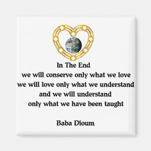 Baba Dioum Quote Magnet