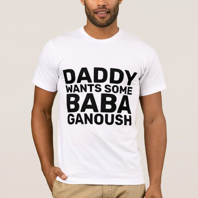 BABA GANOUSH MEN'S DAD T-Shirts (Front)