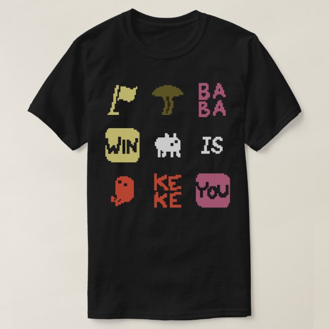 Baba is You Grid Design Classic T Shirt (Design Front)