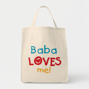 Baba Loves Me T-shirts and Gifts Tote Bag