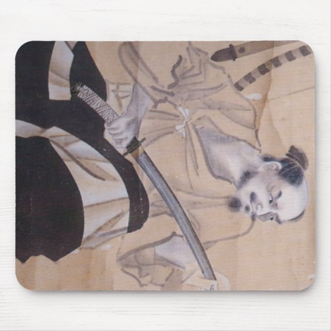 Baba Nobufusa-Samurai Mouse Pad (Front)
