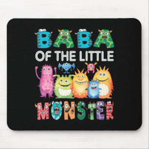 Baba Of The Little Monster Kids 1st Birthday Party Mouse Pad