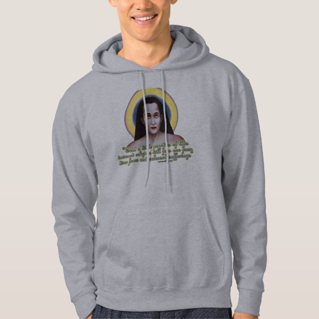 Babaji Mens Hooded Sweatshirt MB01 (Front)