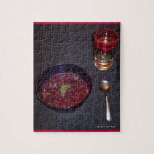 Baba's Kitchen Ukrainian Soul Food Borshch & Vodka Jigsaw Puzzle