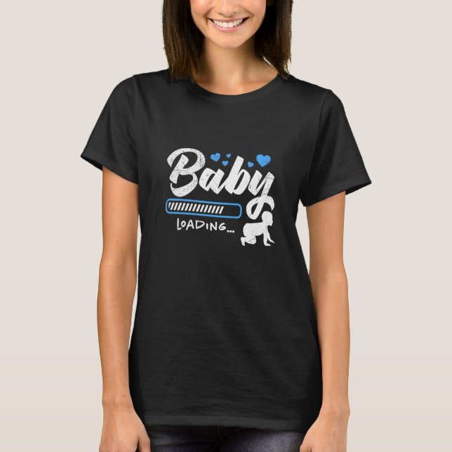 Babay Loading Pregnancy Expectant Mum Premium T-Shirt (Front)