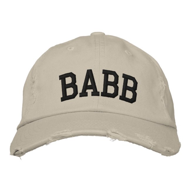 Babb Embroidered Hat (Front)